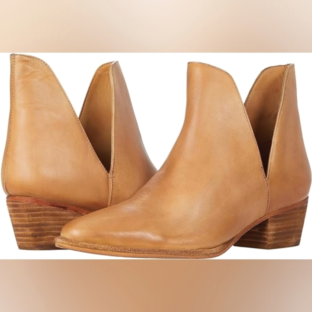 Free People Camel Ankle Booties